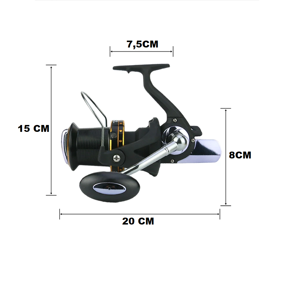 Molinete De Pesca Praia Long Cast Gh 9000 14 Rolamentos Drag 22kg