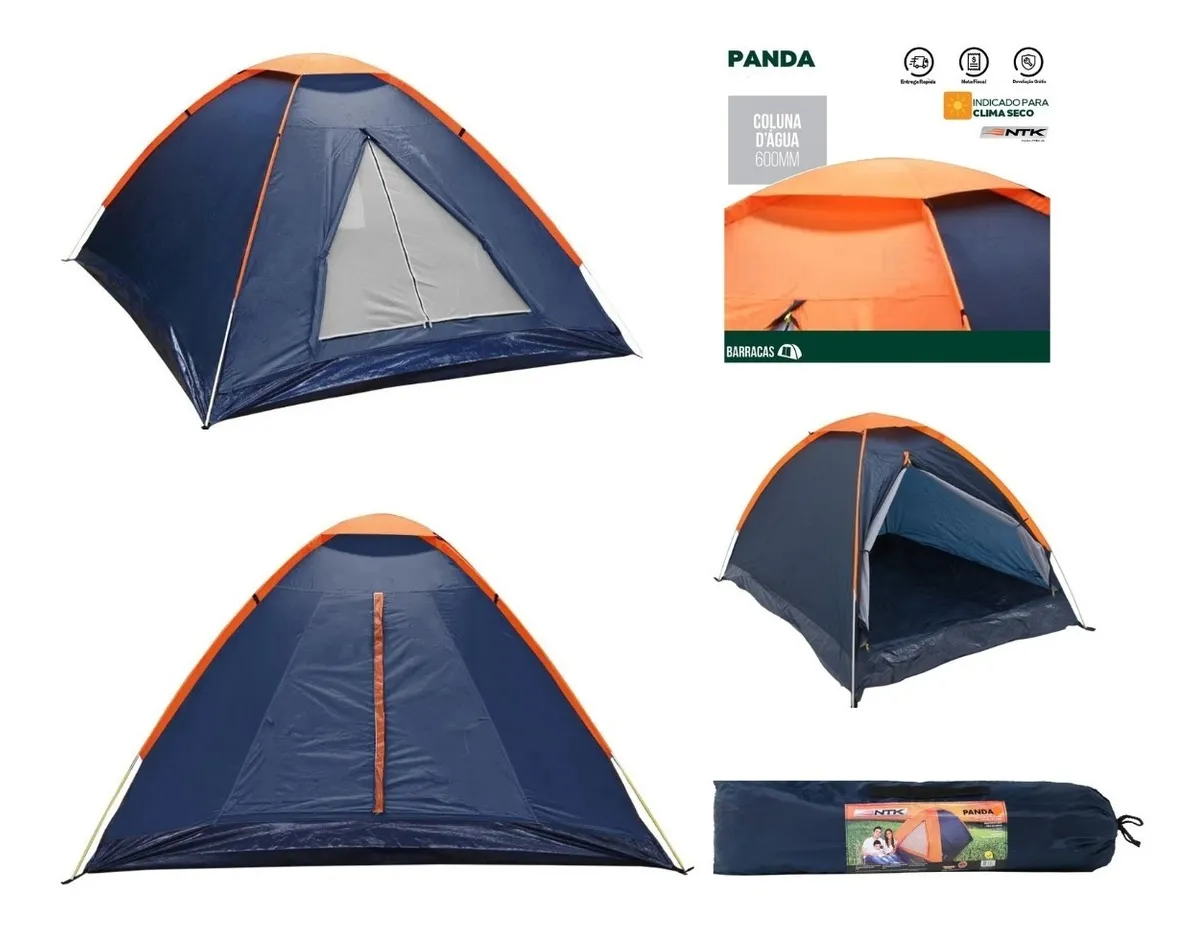 BARRACA IGLU PARA CAMPING E PESCA PANDA 4 PESSOAS NAUTIKA