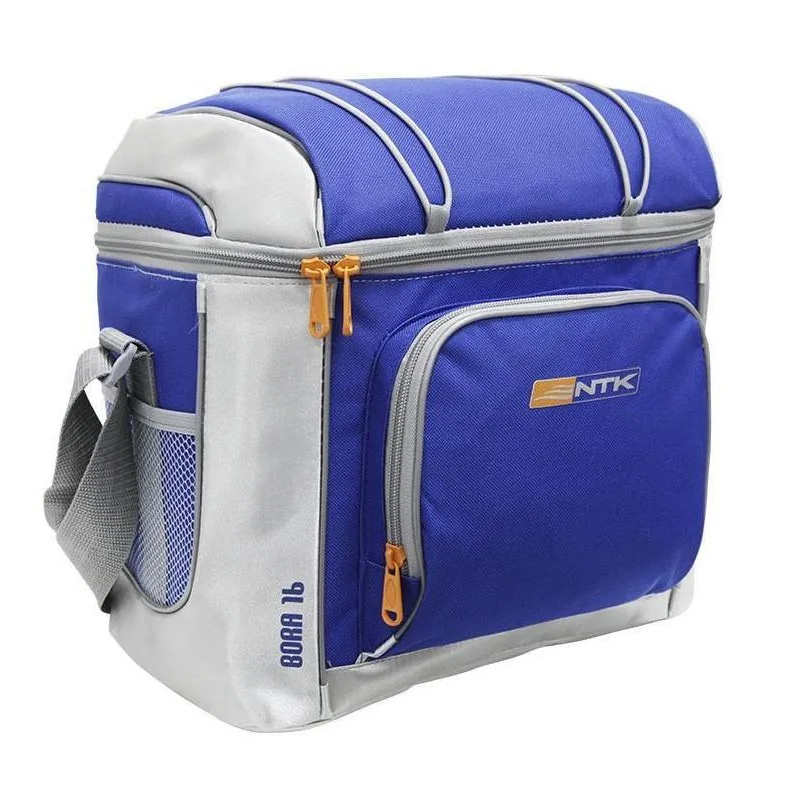 BOLSA COOLER TERMICO BORA 16 LATAS AZUL NAUTIKA CAMPING PESCA