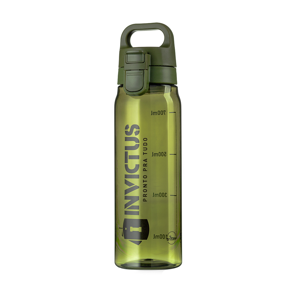 GARRAFA PLÁSTICA INVICTUS ATOMIC VERDE - 830ML  Tática Militar Outdoor Urbana