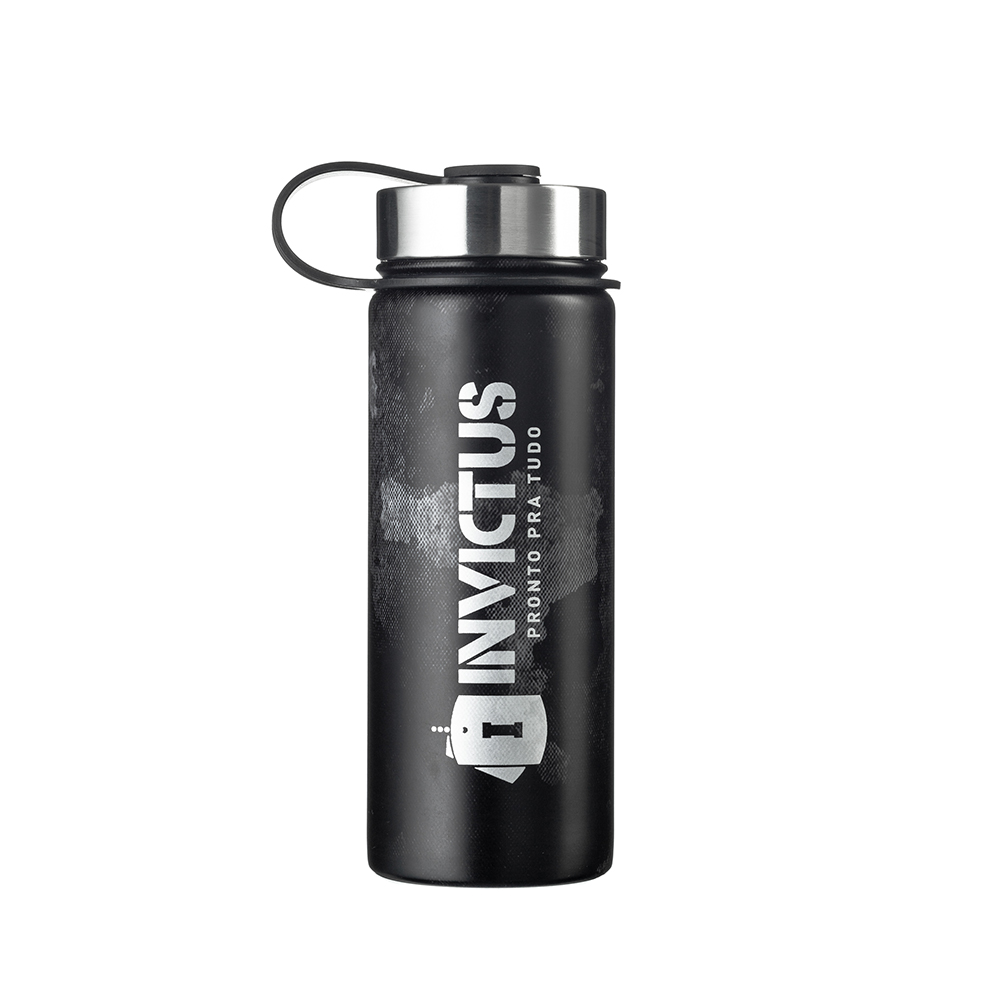 GARRAFA TÉRMICA INVICTUS SONIC PRETO - 500ML