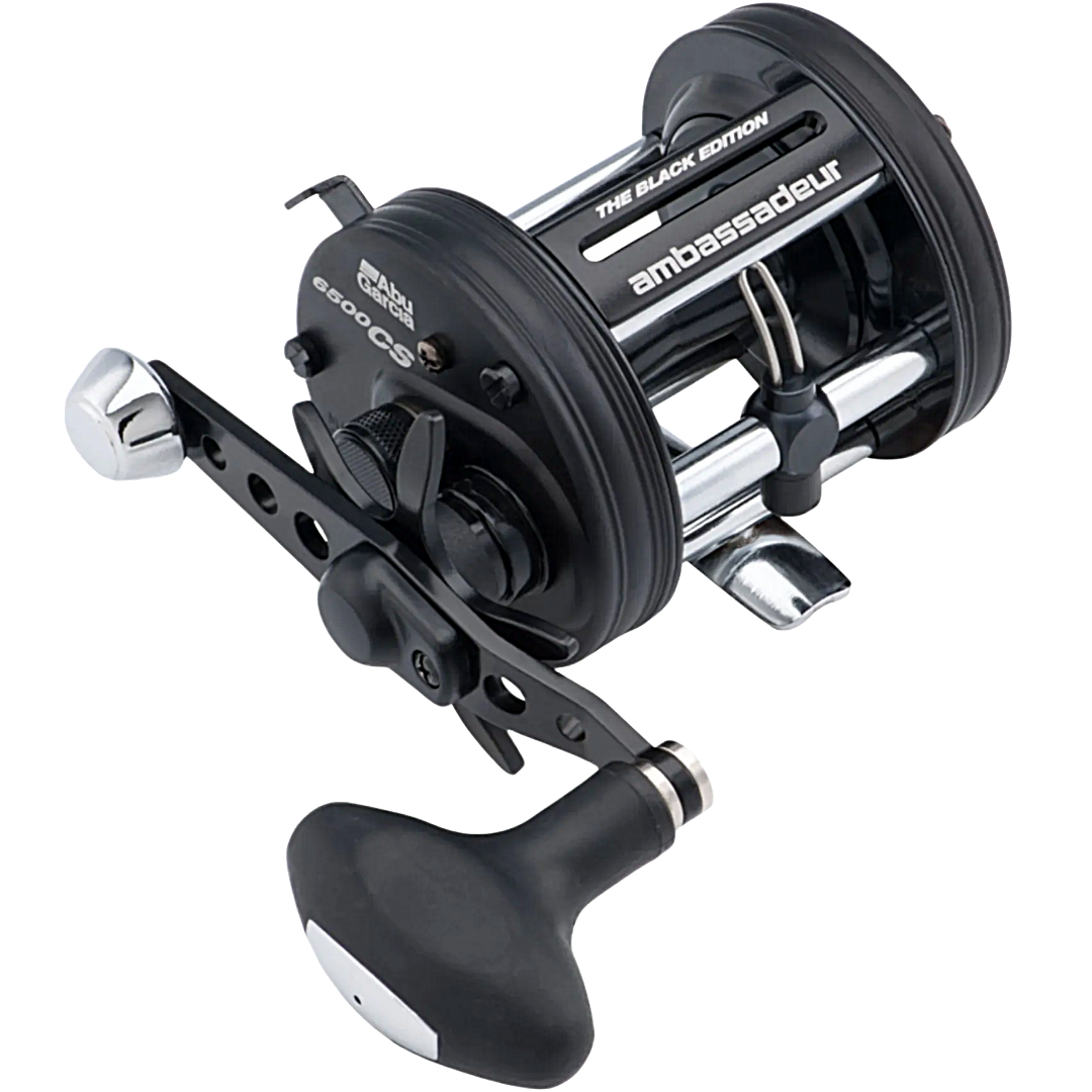 CARRETILHA DE PESCA ABU GARCIA AMB 6500 CS PRO ROCKET BLACK EDITION - 5 ROLAMENTOS - DRAG:6.8KG