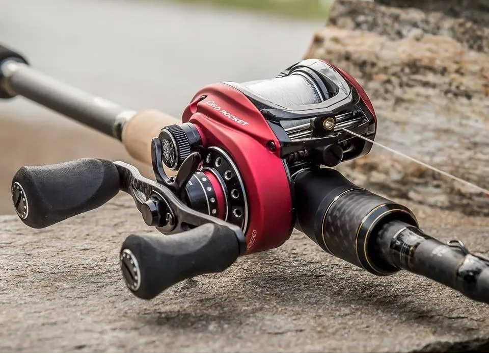 Carretilha De Pesca Abu Garcia Revo 4 Rocket Rvo4 - 11 Rolamentos