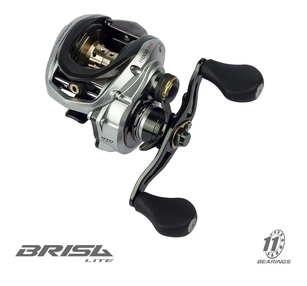 CARRETILHA DE PESCA MARINE SPORTS BRISA LITE 11000 - 11 ROLAMENTOS - 7.5:1 - DRAG: 4.5KG