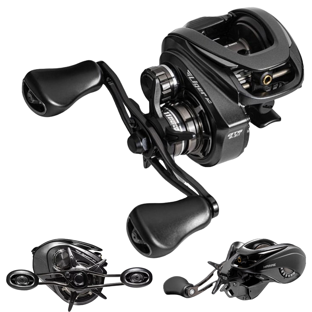 CARRETILHA DE PESCA MARINE SPORTS LIGER AC 11000 - 11 ROLAMENTOS - DRAG: 7KG - 8.3:1