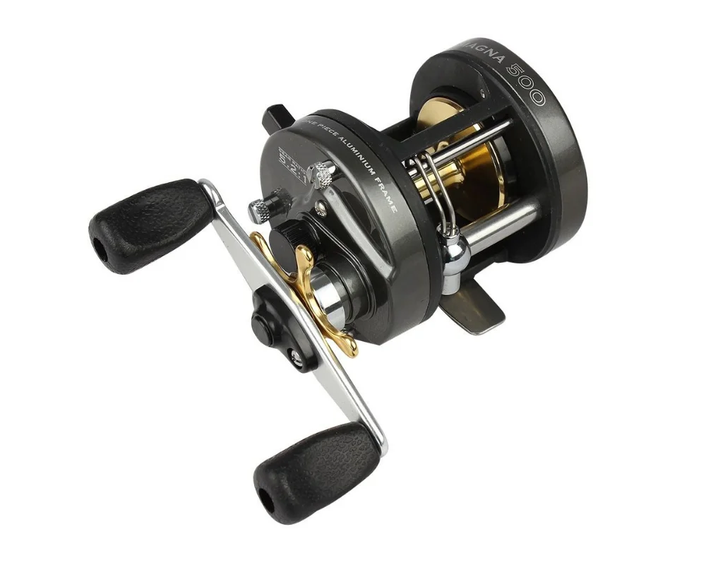 Carretilha De Pesca Marine Sports Magna 500 - 3 Rolamentos - Drag: 4,5kg - Recolhimento 5.2:1