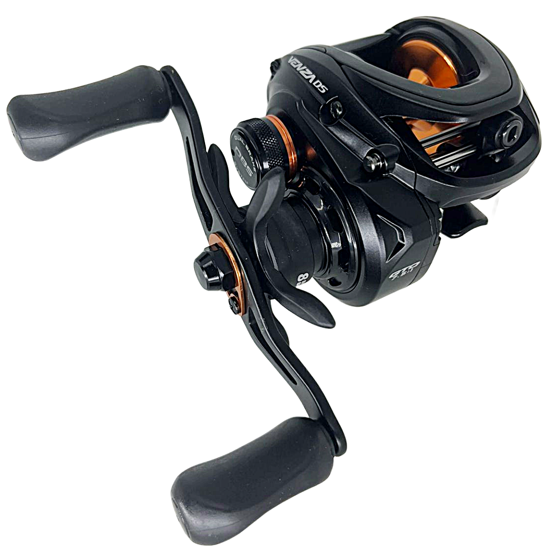 CARRETILHA DE PESCA MARINE SPORTS VENZA DS - 8 ROLAMENTOS - 7.5:1 - DRAG:5.8KG - MODELO 2024