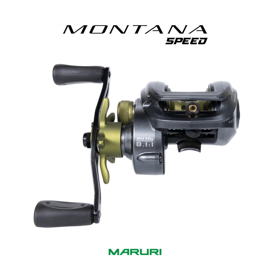 CARRETILHA DE PESCA MARURI MONTANA SPEED - 10 ROLAMENTOS - DRAG: 6