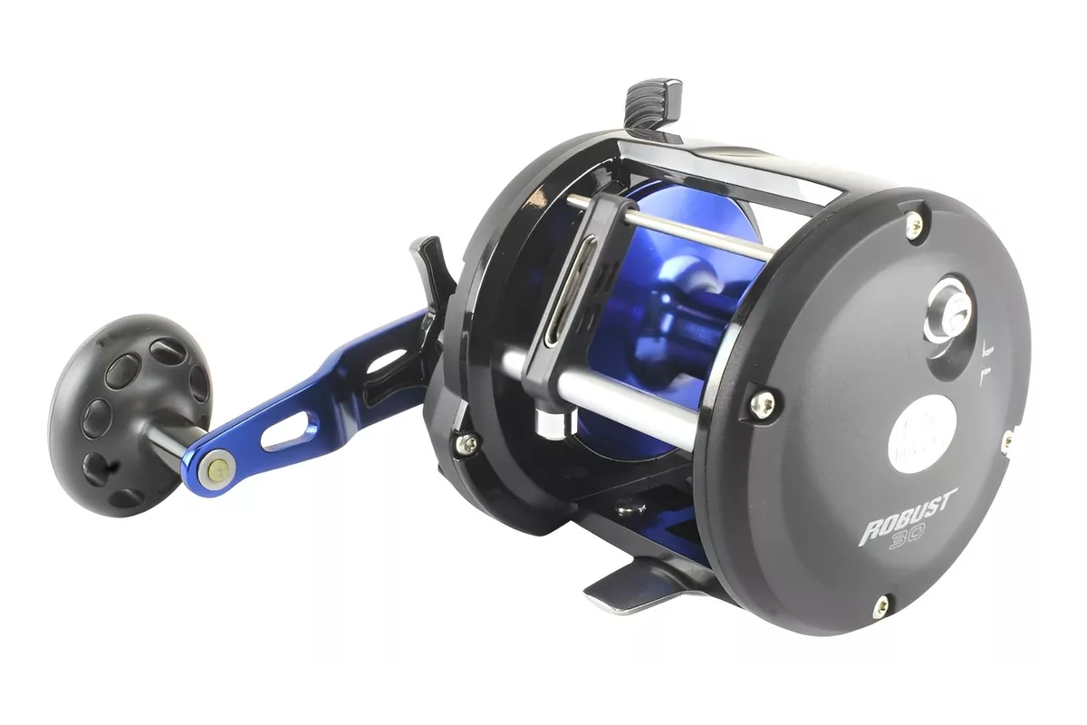 CARRETILHA DE PESCA STCII40Y - 7 ROLAMENTOS - DRAG: 25KG - PESCARIA PESADA  - C3 Pesca & Aventura