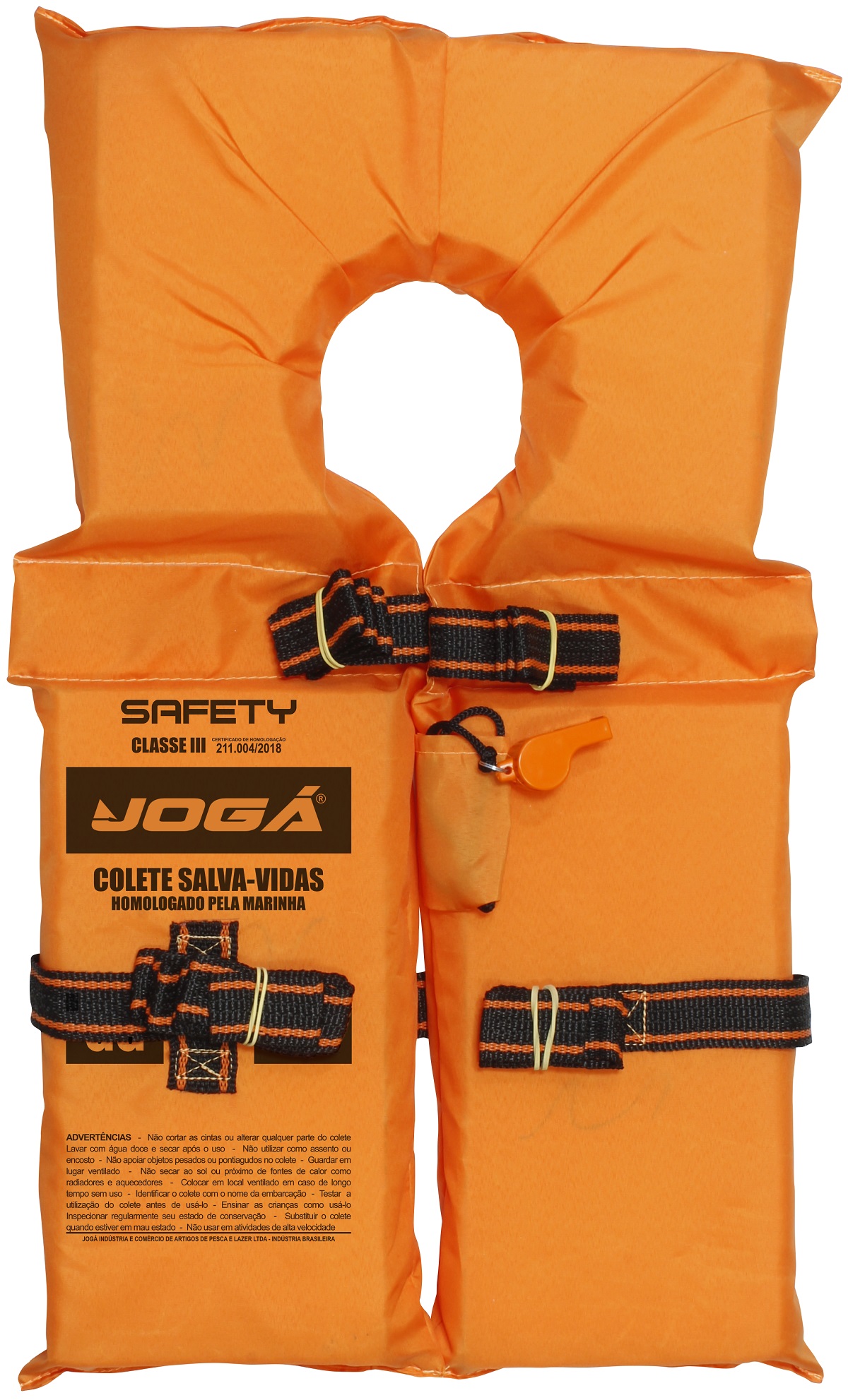 COLETE SALVA VIDAS JOGÁ C3 SAFETY HOMOLOGADO P/ 25KG A 35KG LARANJA