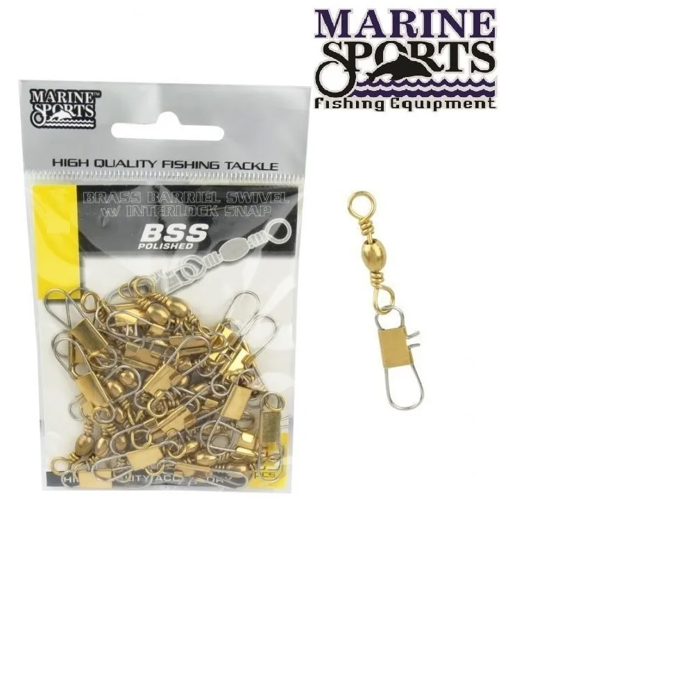 GIRADOR C/ SNAP MARINE SPORTS BBS CART 7 - 25 UN GOLD - 3,0CM