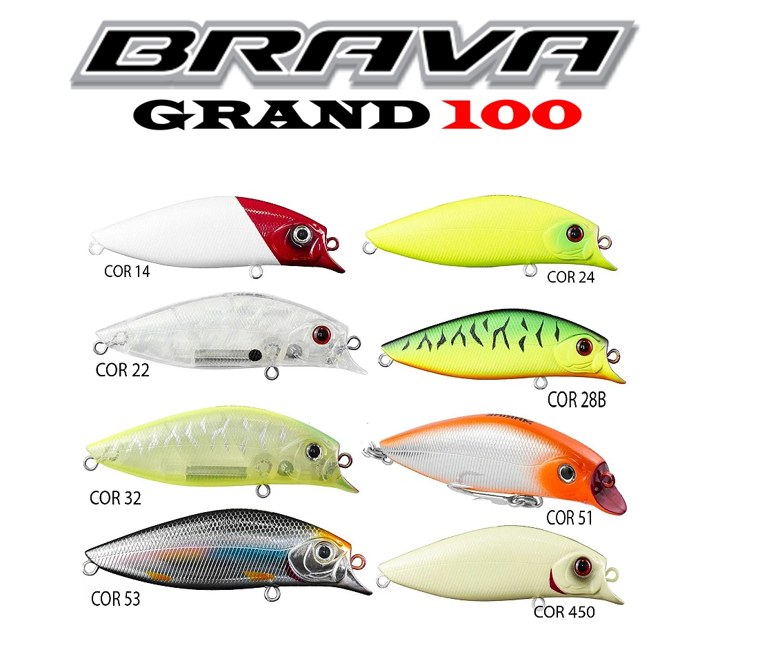 Isca Artificial Marine Sports Brava Grand 100 10cm 23 9g Varias