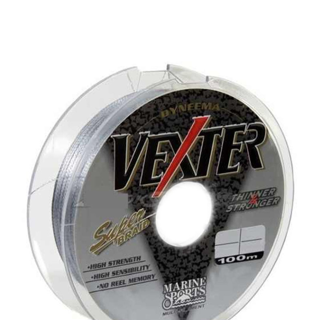 LINHA MULTIFILAMENTO VEXTER 100m GREY(CINZA) 50lbs 0,35mm