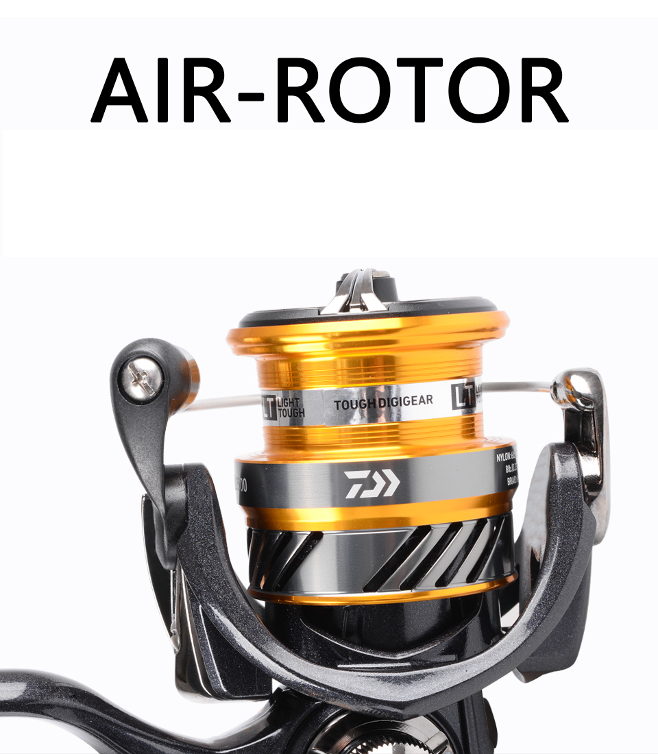 Molinete De Pesca Daiwa Revros LT 2500D XH - 4 ROLAMENTOS - Drag