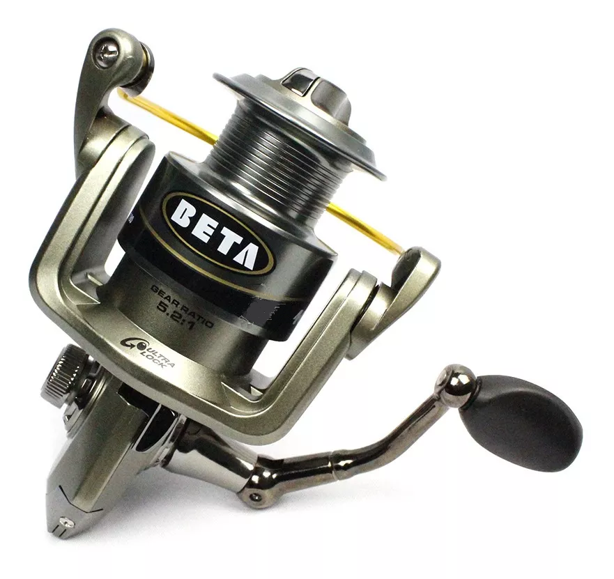 Molinete De Pesca Marine Sports BETA 400I - 4 Rolamentos - Drag 8kg ...