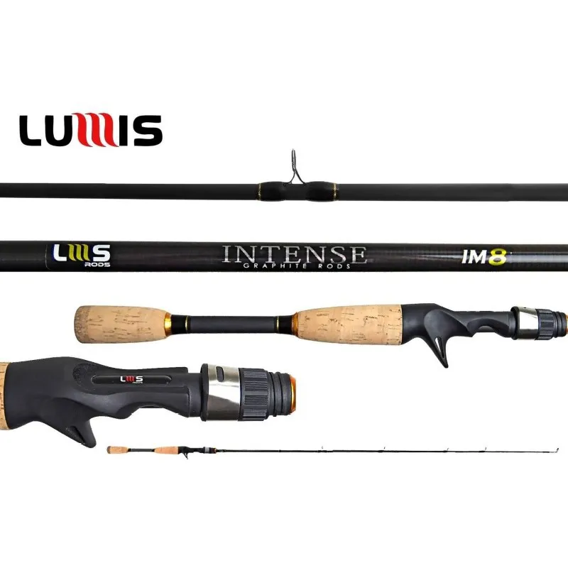 Vara Para Carretilha Lumis Intense Inc56171 - 1.68m - 6-17lb - Im8(Carbono Japonês) - Inteiriça