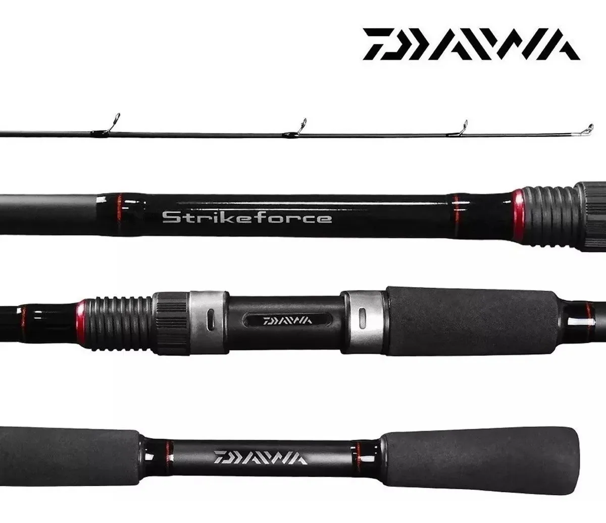 VARA PARA MOLINETE DAIWA STRIKEFORCE (1,68M) 12-25LBS 2 PARTES