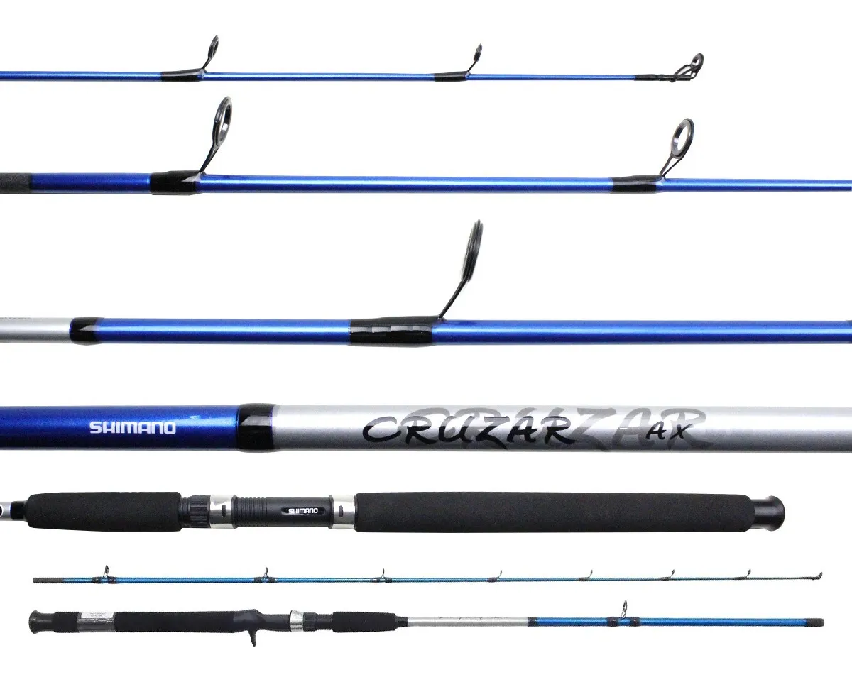 VARA PARA MOLINETE SHIMANO CRUZAR BLUE CRZA2502 5'0" (1.50M) 8-16LB - 2 PARTES