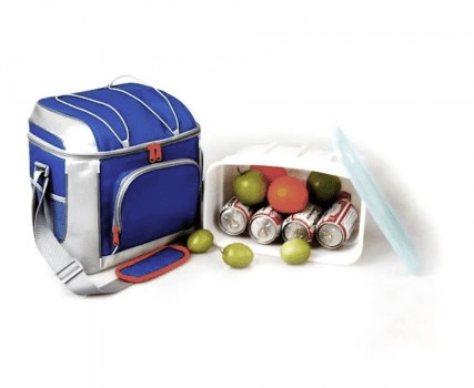 BOLSA COOLER TERMICO BORA 16 LATAS AZUL NAUTIKA CAMPING PESCA