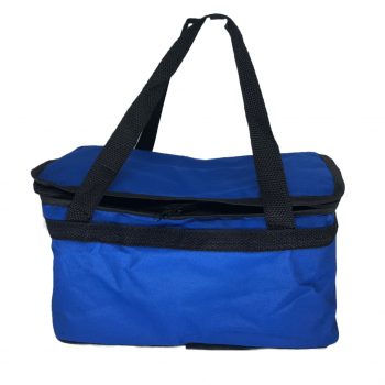 BOLSA TERMICA EM NYLON PARA CAMPING PESCA 15 LITROS AZUL