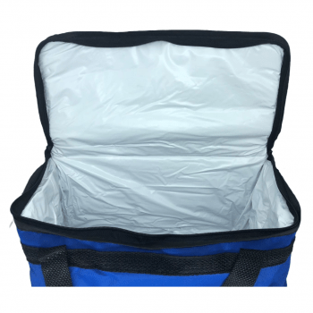 BOLSA TERMICA EM NYLON PARA CAMPING PESCA 15 LITROS AZUL