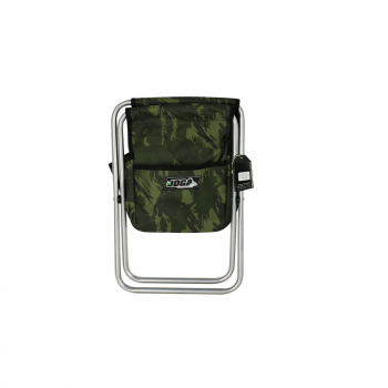 BANQUETA CADEIRA CAMPING PESCA C/ BOLSA TERMICA 13 LITROS JOGA CAMUFLADA