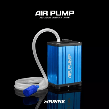 AERADOR OXIGENADOR MARINE SPORTS AIR PUMP MS-AR05 12V EM ALUMINIO