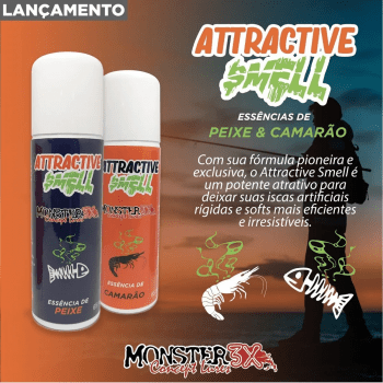 ATRATIVO PARA ISCA ARTIFICIAL PESCA ESSENCIA DE CAMARAO ATTRACTIVE SMELL M3X