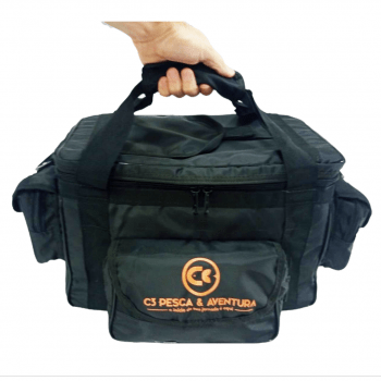 BOLSA DE APETRECHOS PESCA CAMPING C3 FISHING BAG - ALTA QUALIDADE - REFORÇADA - GRANDE