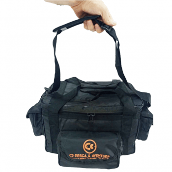 BOLSA DE APETRECHOS PESCA CAMPING C3 FISHING BAG - ALTA QUALIDADE - REFORÇADA - GRANDE