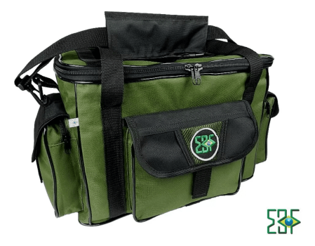 Bolsa de Apetrechos Tralha Pesca Camping EBF Titanic  Flutuante Tamanho G - Verde