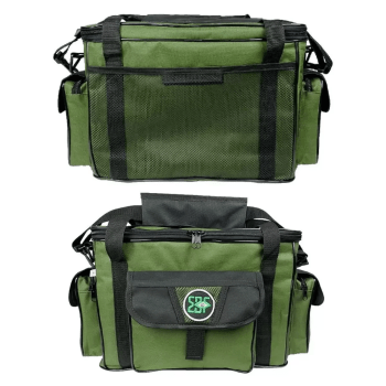 Bolsa de Apetrechos Tralha Pesca Camping EBF Titanic  Flutuante Tamanho G - Verde