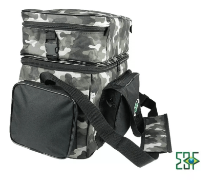 Bolsa De Pesca Apetrecho Camping Gg Mx3 Connection Com Porta Carretilhas - Camuflada Urbano