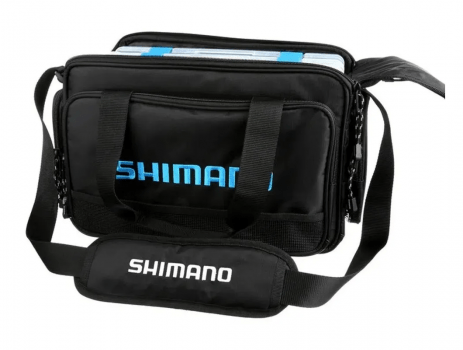 BOLSA DE PESCA APETRECHOS SHIMANO BALTICA 20MD C/ 4 ESTOJOS ISCA ARTIFICIAL