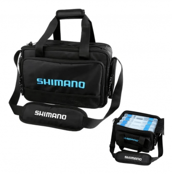 BOLSA DE PESCA APETRECHOS SHIMANO BALTICA 20MD C/ 4 ESTOJOS ISCA ARTIFICIAL