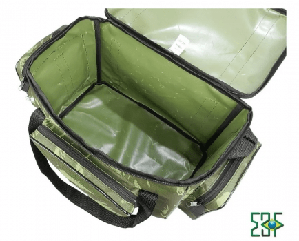 BOLSA DE PESCA CAMPING APETRECHO EBF COMBAT COR CAMUFLADA GRANDE - RESITENTE