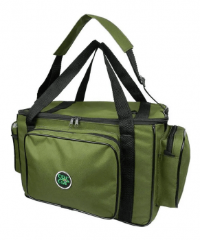 BOLSA DE PESCA CAMPING APETRECHO EBF COMBAT COR VERDE GRANDE - RESISTENTE