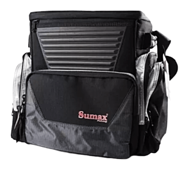 BOLSA DE PESCA MOCHILA APETRECHOS SUMAX SM-1202 - COM 3 ESTOJOS E CAPA DE CHUVA