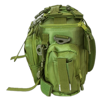 BOLSA DE PESCA PORTA APETRECHOS ISCA ARTIFICIAL CARRETILHAS SUMAX SM-1821 C/ 2 ESTOJOS VERDE