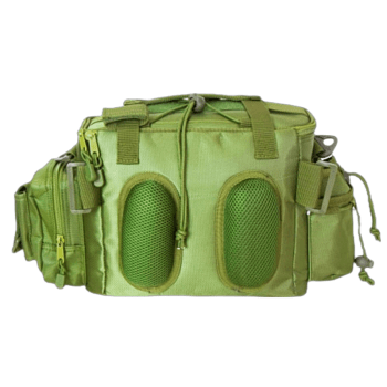 BOLSA DE PESCA PORTA APETRECHOS ISCA ARTIFICIAL CARRETILHAS SUMAX SM-1821 C/ 2 ESTOJOS VERDE