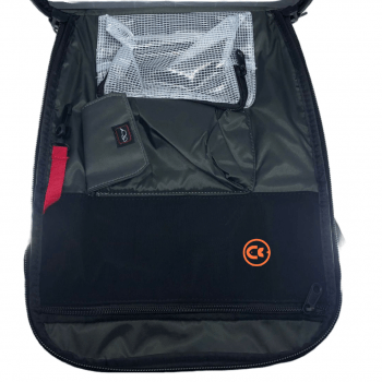 BOLSA MOCHILA PESCA SUMAX SM-1203 PRETA C/3 ESTOJOS PARA ISCAS - CARRETILHAS - APETRECHOS