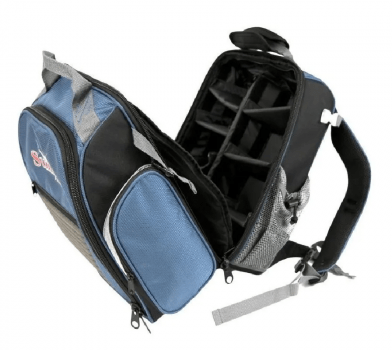 BOLSA MOCHILA SUMAX SM-1203 AZUL C/3 ESTOJOS PARA ISCAS - CARRETILHAS - APETRECHOS