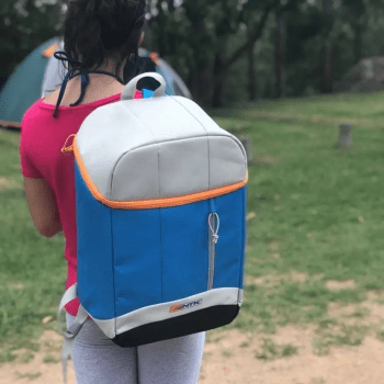 BOLSA MOCHILA TÉRMICA COOLER TO GO 20L AZUL CAMPING PRAIA NAUTIKA