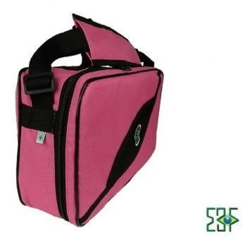 BOLSA PESCA PORTA CARRETILHAS OU MOLINETE EBF - 6 ESPAÇOS AJUSTAVEIS ROSA