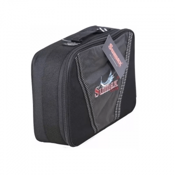 BOLSA PORTA CARRETILHAS OU MOLINETE SUMAX SM-11017 - 8 DIVISOES REMOVIVEIS