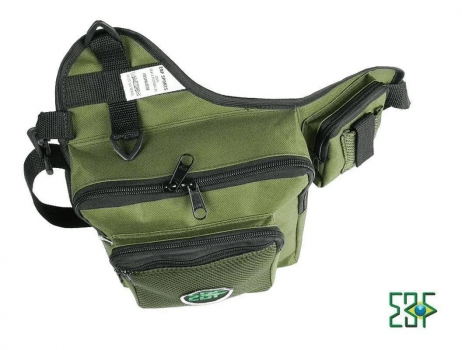 BOLSA TIPO POCHETE PESCA EBF PRATIKA C/ 4 BOLSOS E PORTA ALICATE - VERDE