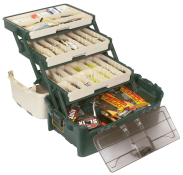 CAIXA DE PESCA PLANO MODELO 723300 HYBRID HIP BOX DRAWER C/ 3 BANDEJAS DE GAVETAS - GRANDE