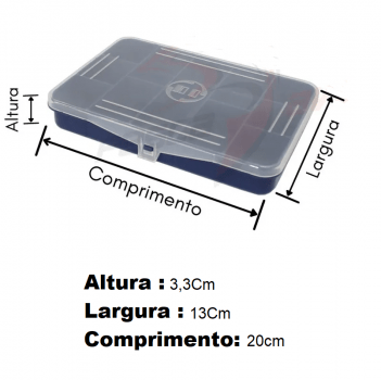 ESTOJO MULTIUSO P/ ISCAS ANZOIS APETRECHOS HI ES-11 C/ 11 DIVISORIAS