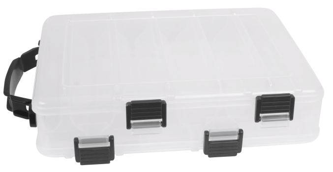 ESTOJO ORGANIZADOR MALETA P/ ISCA ARTIFICAL DUPLO - JOGA BAIT BOX HS328 - 10 DIVISOES