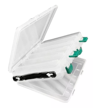 ESTOJO ORGANIZADOR MALETA P/ ISCA ARTIFICAL DUPLO - JOGA BAIT BOX HS328 - 10 DIVISOES